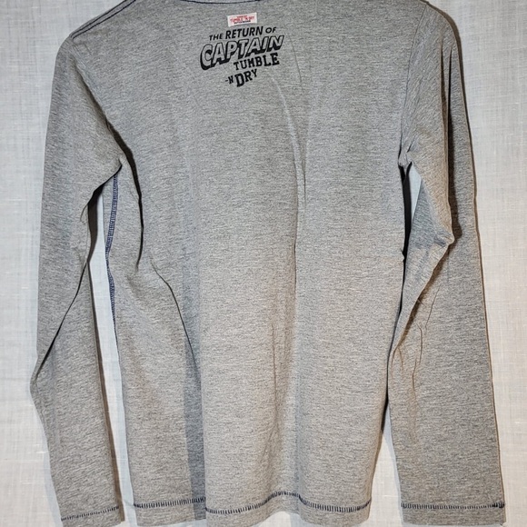 Gray Kids Long Sleeve Shirt - Picture 2 of 2